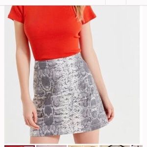 Urban Outfitters snake skin skirt